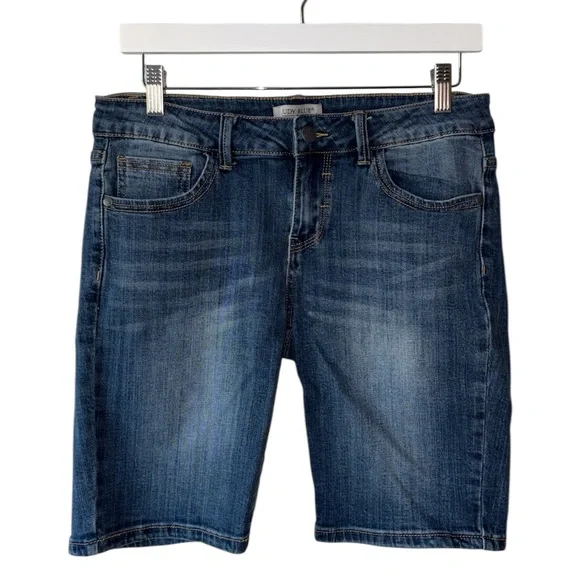 Judy Blue Bermuda Shorts JB1510 Size Large USA Denim Jean Shorts - Picture 1 of 6